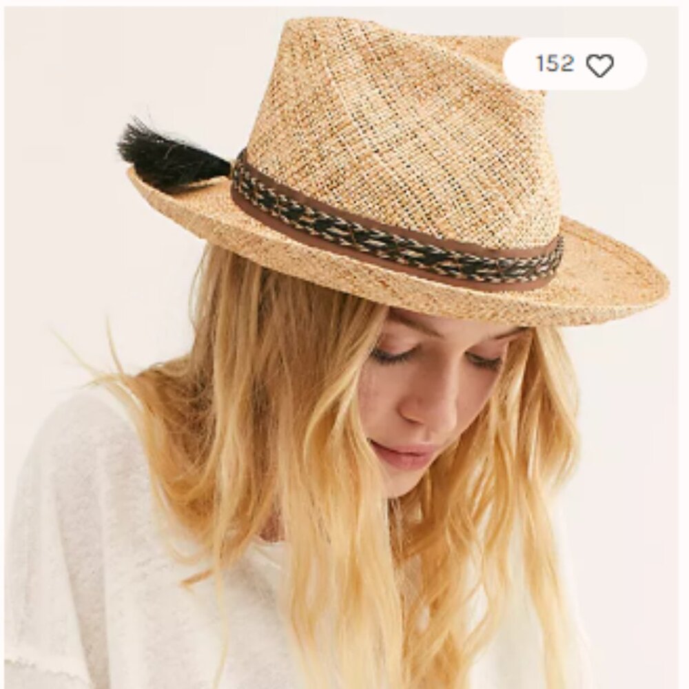 Brooklyn Hat Co. - Venice Bao Straw Fedora - Natural